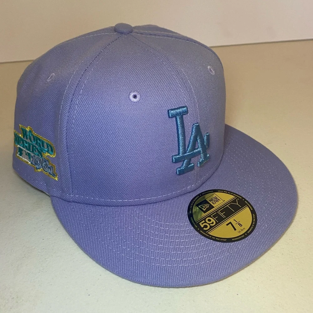 Los Angeles Dodgers New Era 1981 World Series Hat size 7 1/8 - Picture 5 of 10